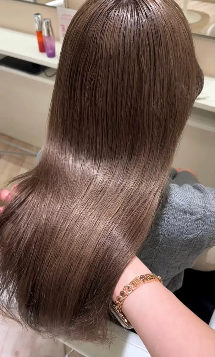 ロング カラー トリートメント parvemix平野 真央🎀💞のヘアスタイル