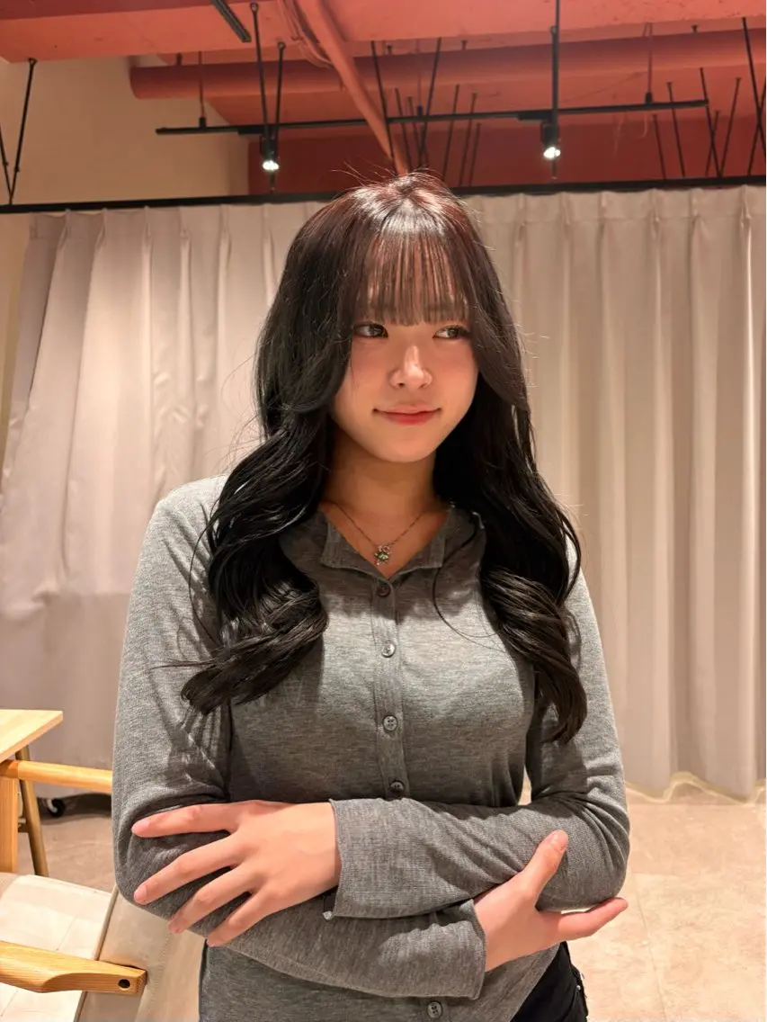 ロング カラー ブリーチ 透明感カラー ブリーチなしカラー ヘアカラー トリートメント 海外カラー カット/anju🌺のヘアスタイル