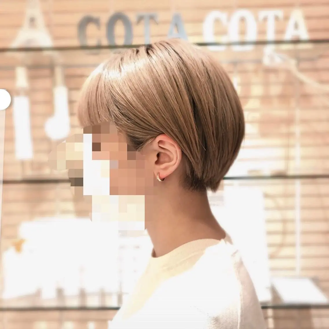 ショート ショートヘア 小野寺 モエカのヘアスタイル