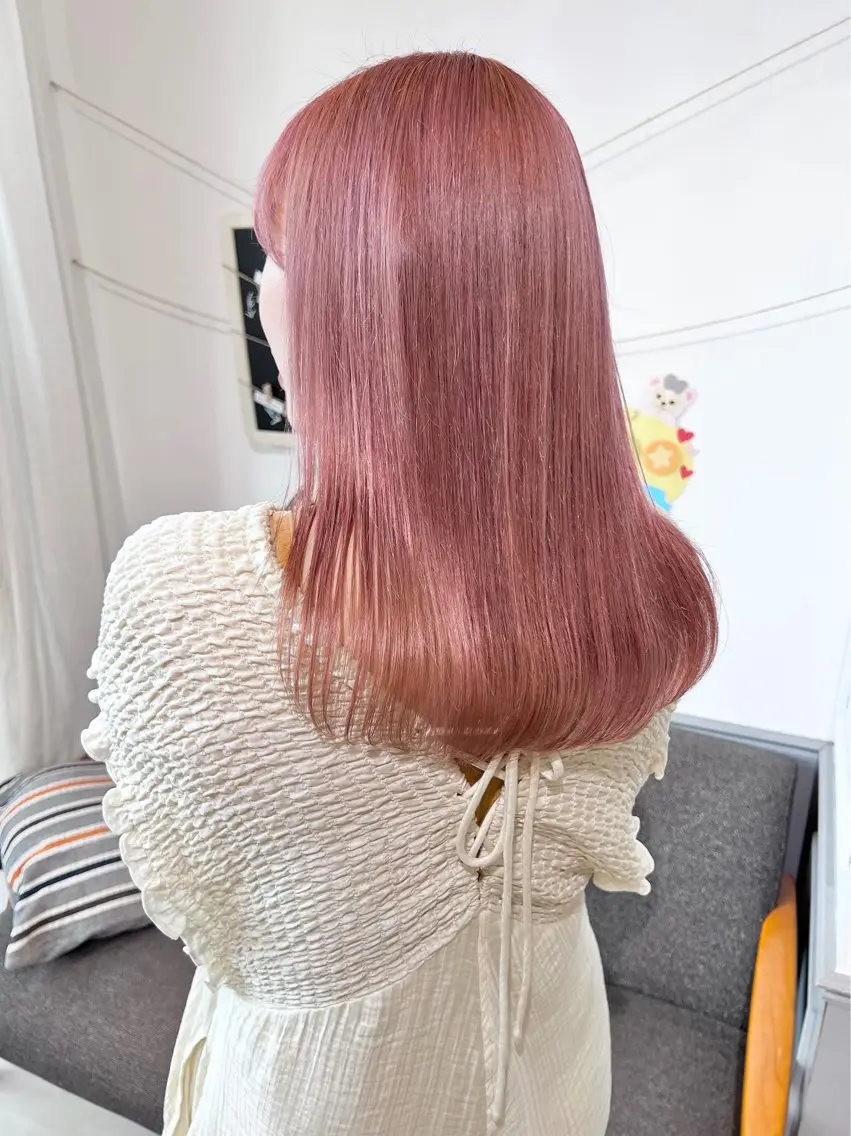 今月限定🍑人気NO.4ハイトーンご相談！迷ったらコレ【カット+ブリーチ+ワンカラー】の写真