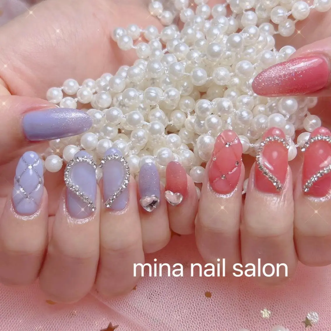 ネイル ハンドネイル 七海🎀 💗のネイルデザイン