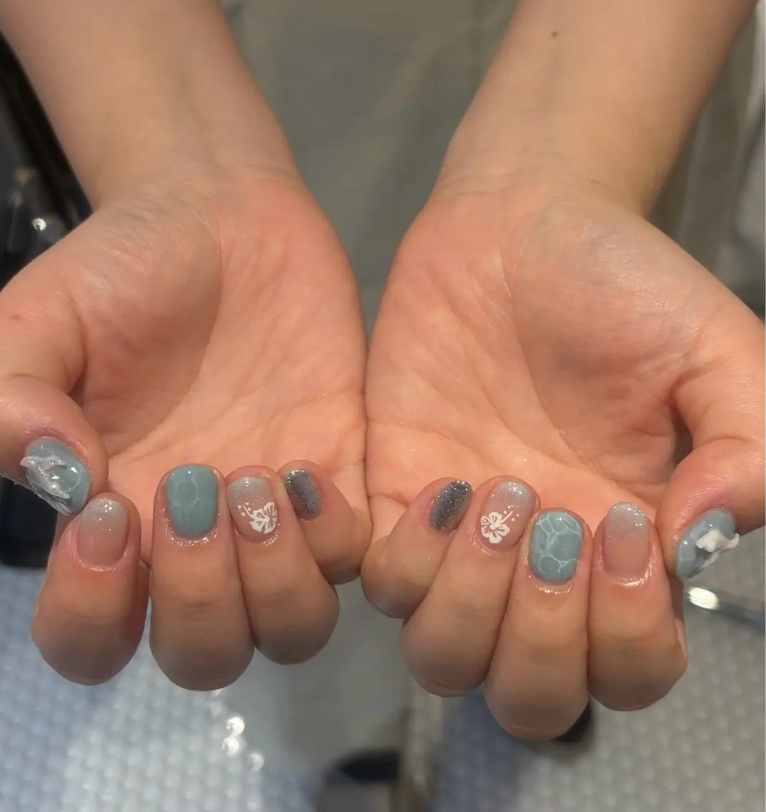 ネイル SHELL NAIL ホノカ🤍のネイルデザイン