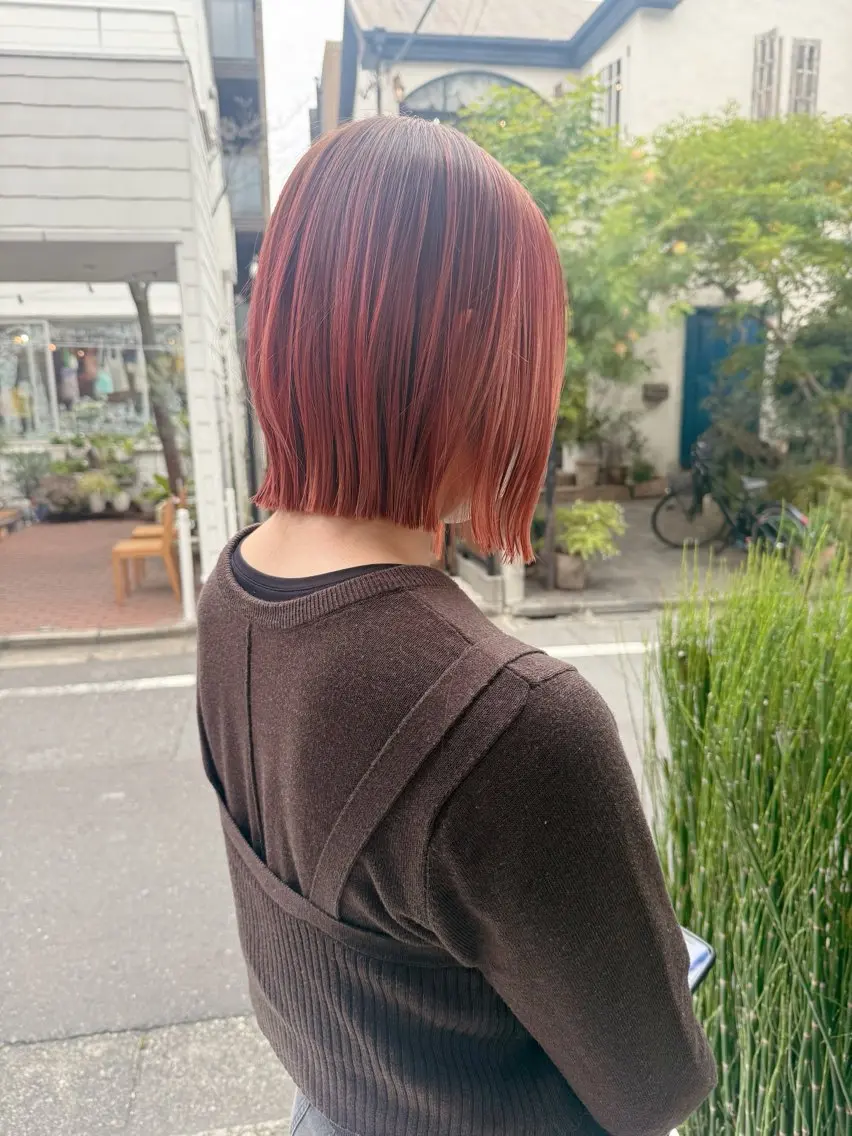 ブリーチ+カラーの写真