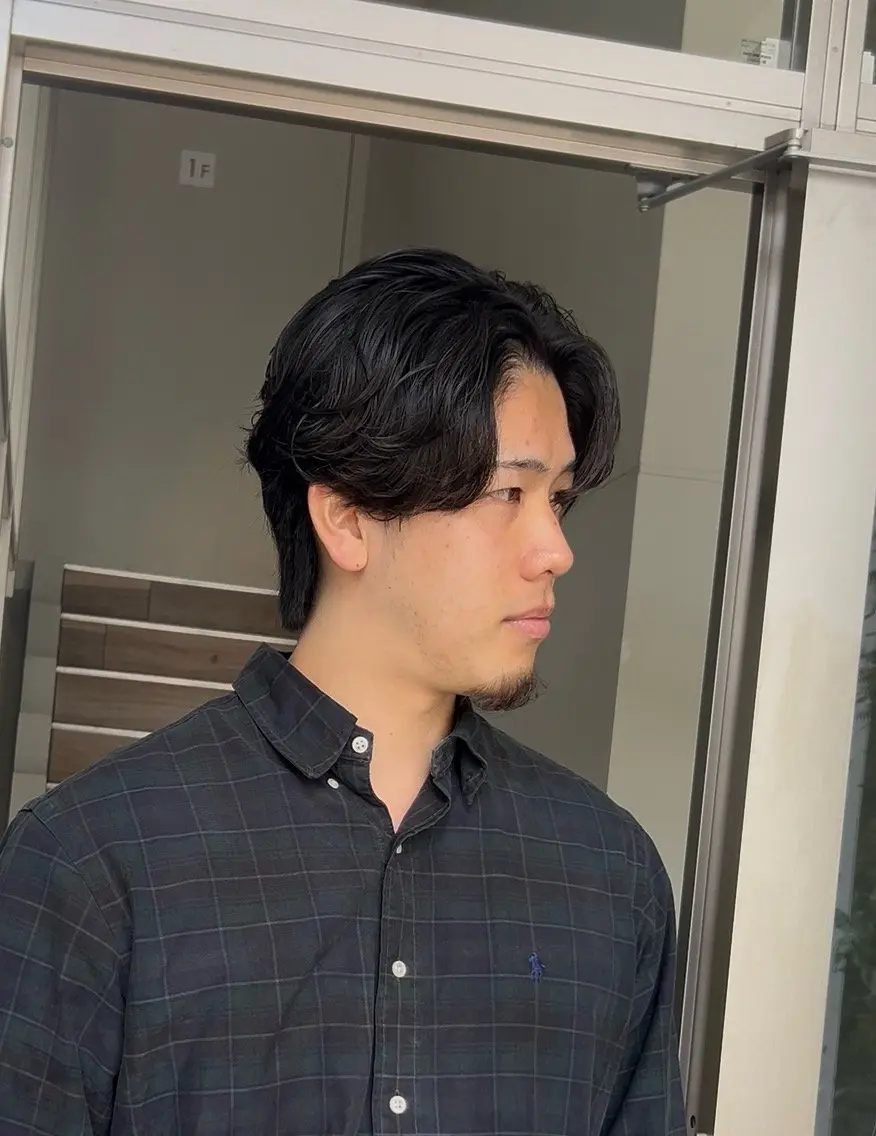 ショート パーマ ニュアンスパーマ カット パーマ 似合わせカット 渡辺尚暉のヘアスタイル