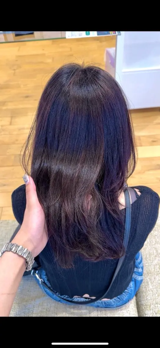 セミロング ヘアカラー トリートメント 【SARA】 ヒナ𓍯のヘアスタイル