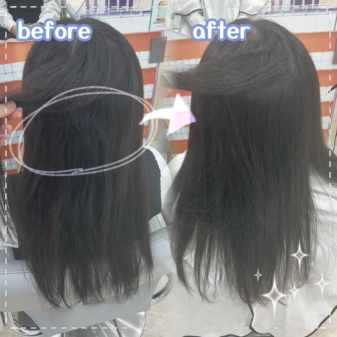 パーマ 縮毛矯正 熊谷 ひなたのヘアスタイル