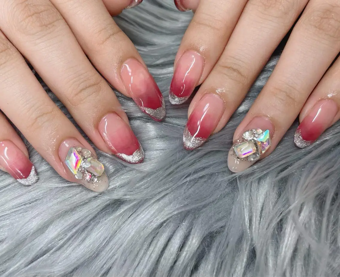 ネイル アートネイル ストーンネイル ハンドネイル nail salon R'sのネイルデザイン