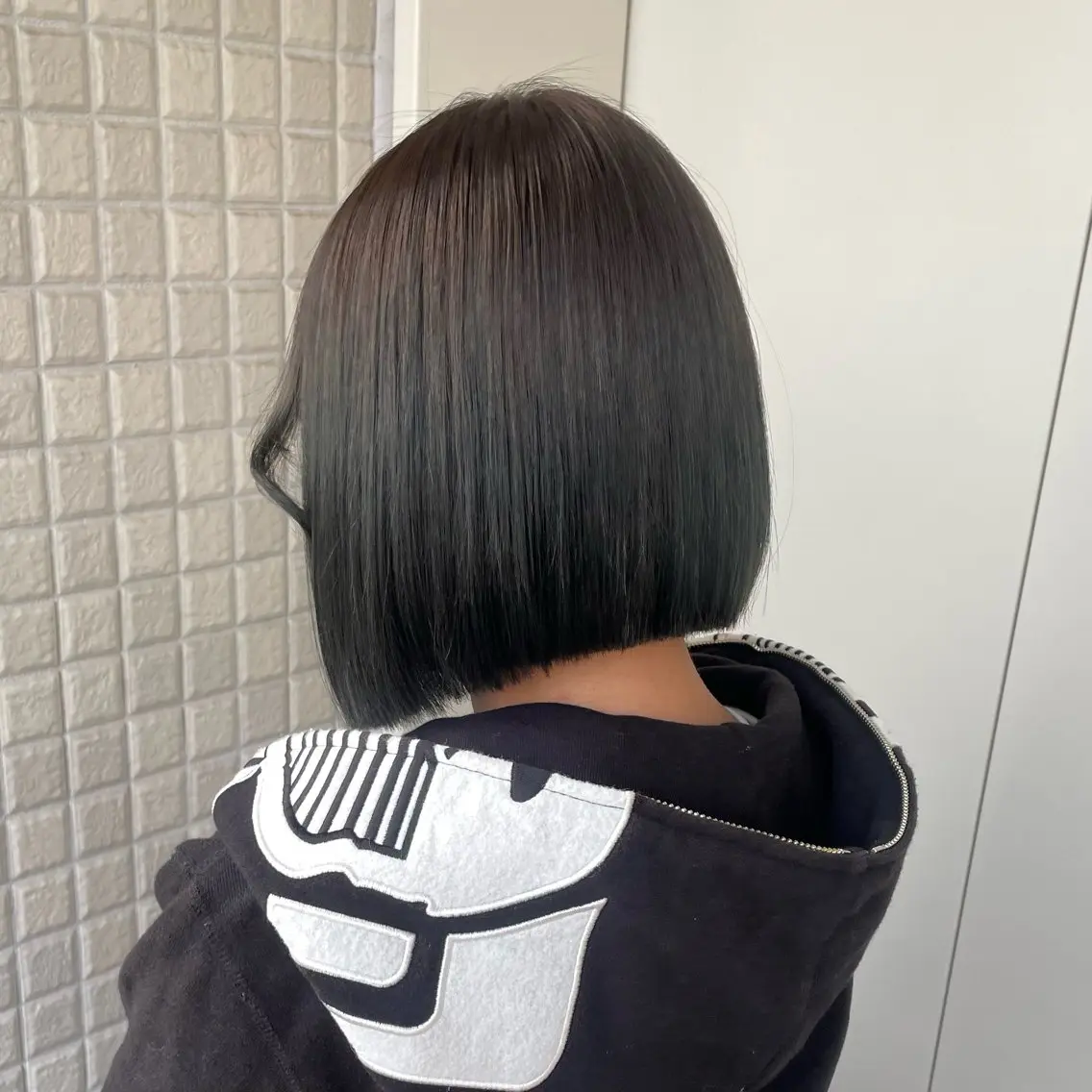 カラー ヘアカラー トリートメント 銀座：似合わせカラー オリーブ🫒アレンジのヘアスタイル
