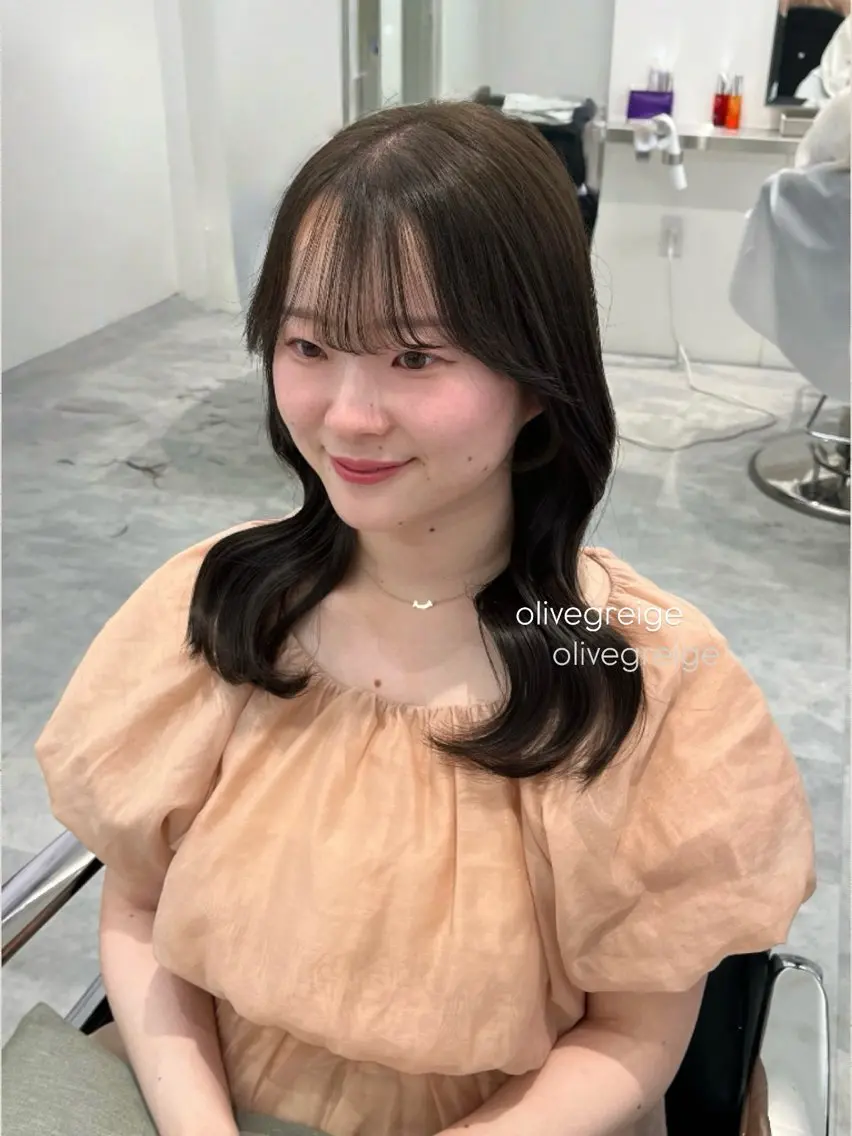 セミロング カラー ParveMix ♡白神みやびのヘアスタイル