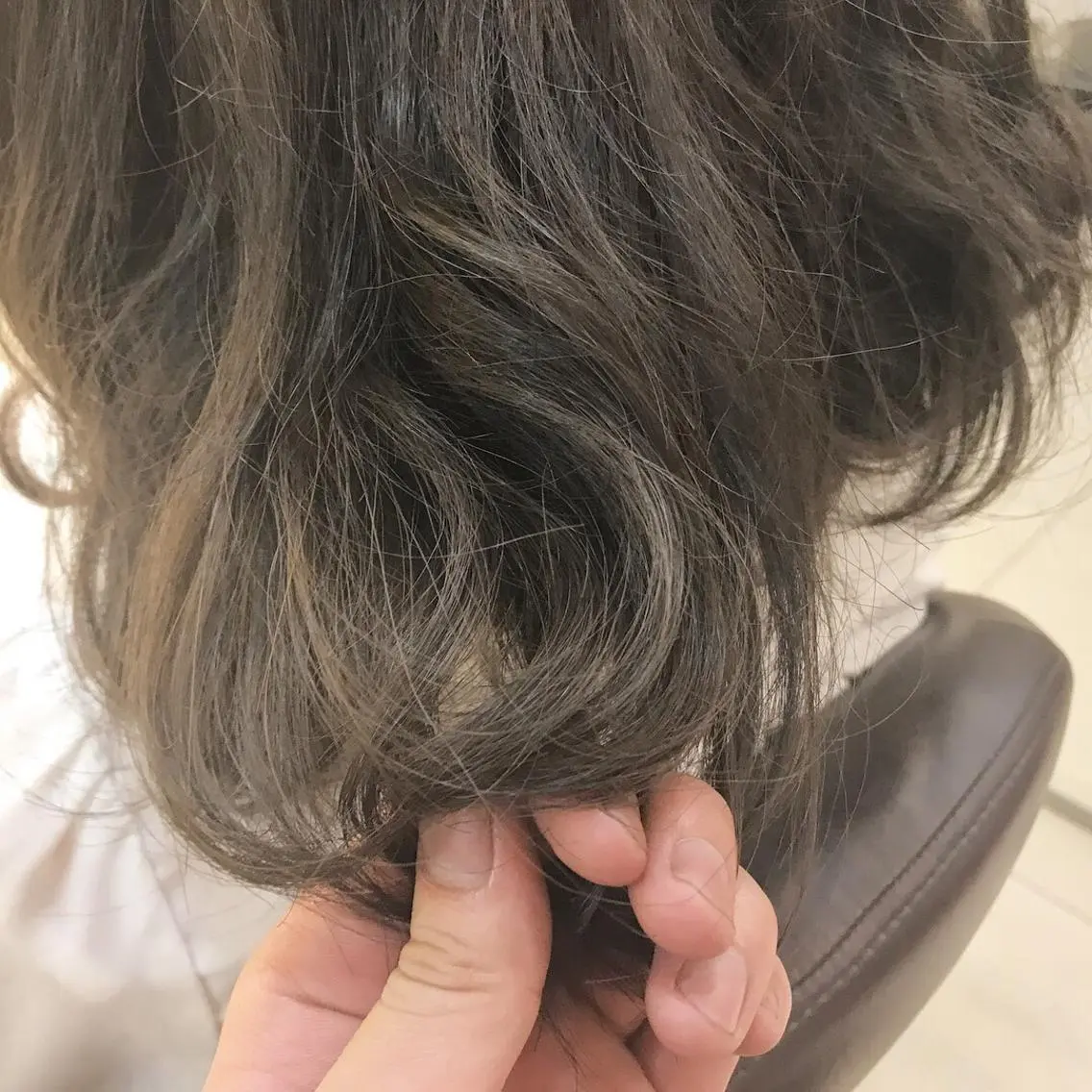 ミディアム カラー ベージュカラー 似合わせ／代表 髪質改善/山田将大のヘアスタイル