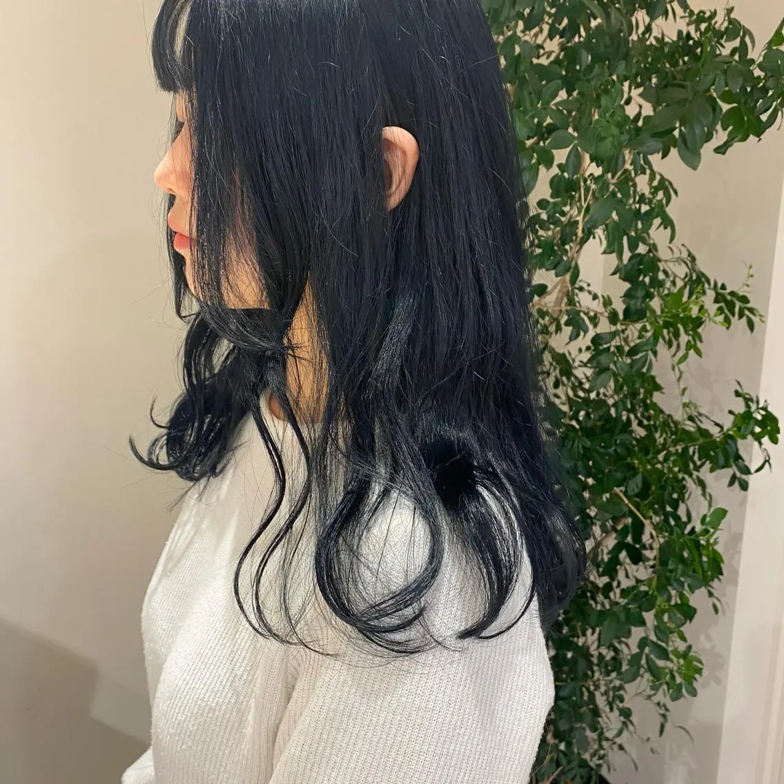 セミロング カラー 当日予約大歓迎💗 依田瑞希のヘアスタイル