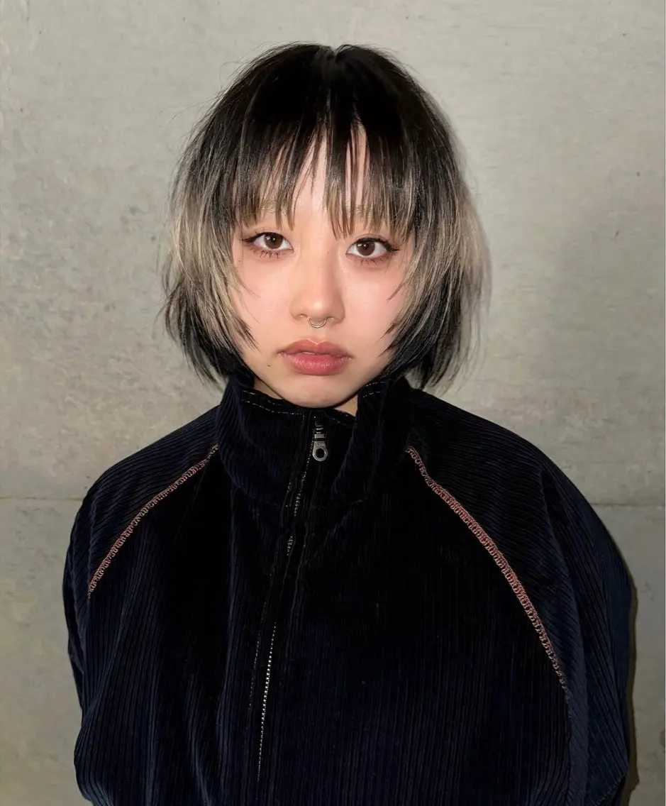 ショート カラー ヘアアレンジ 🫟ダブルカラー 小島千夏🫟のヘアスタイル
