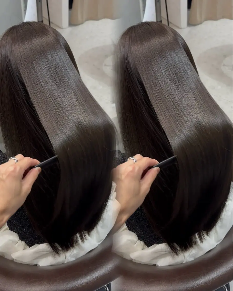 ロング カラー カット トリートメント 勝河 怜楊のヘアスタイル