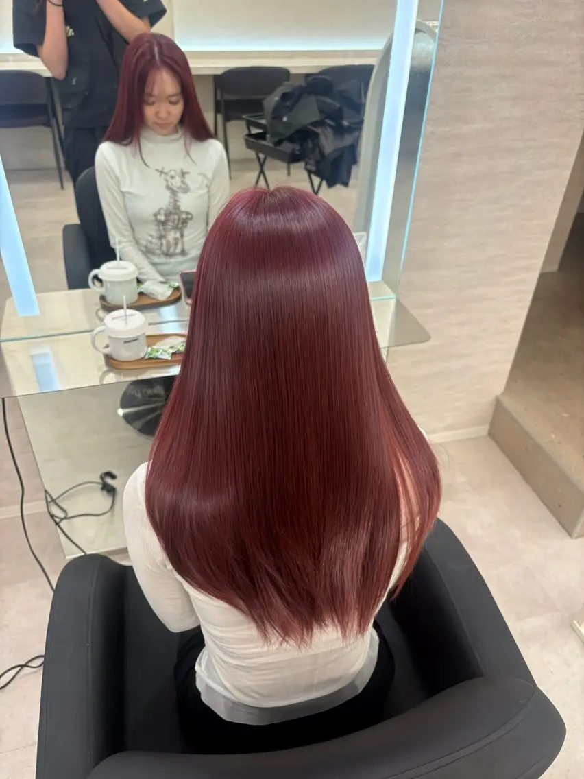 ロング カラー ヘアアレンジ ヘアカラー JUNOHAIR. MIAN.⋆𝜗𝜚のヘアスタイル