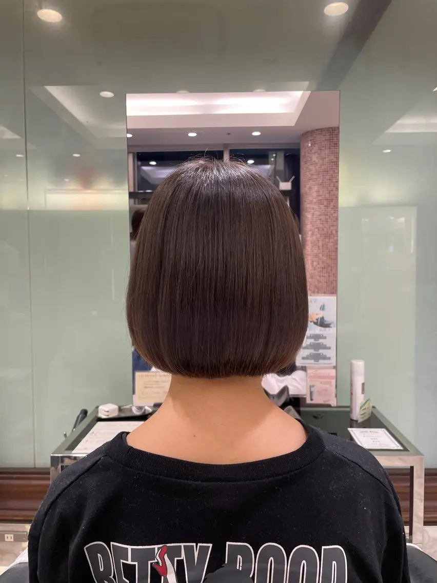 ショート ボブ 縮毛矯正/レイヤー 🌙児玉光瑠のヘアスタイル