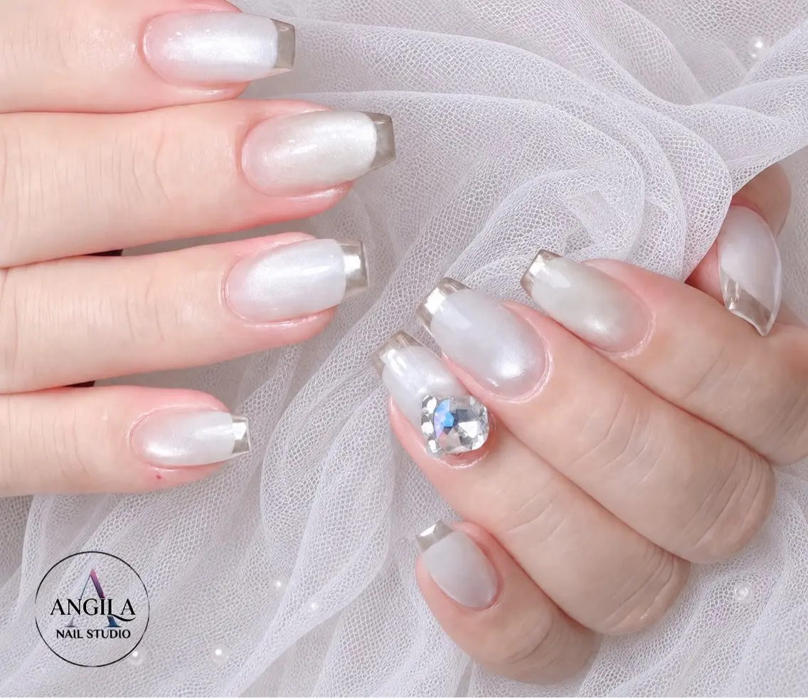 ネイル ANGILA ネイル¨̮S*Y*Kのネイルデザイン