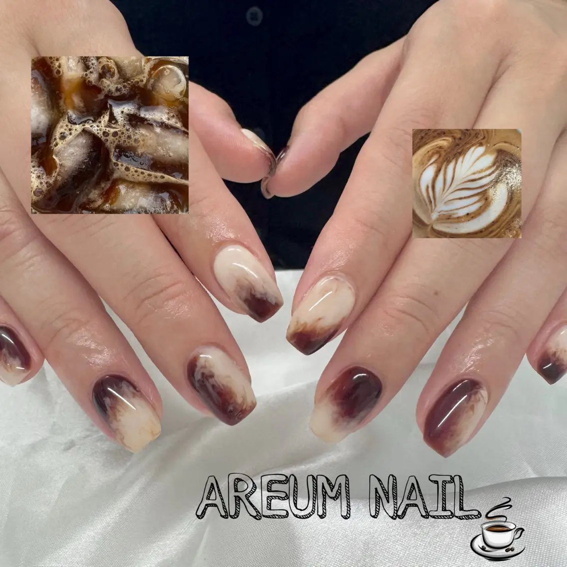ネイル ニュアンスネイル シンプルネイル areum nailのネイルデザイン