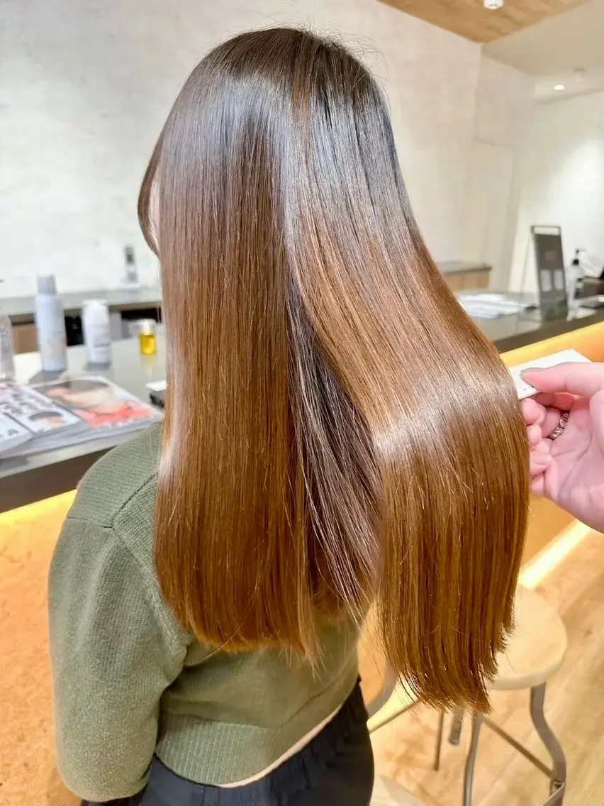 ロング 髪質改善 トリートメント 酸熱トリートメント トリートメント 💎艶髪／縮毛特化 世麗💎のヘアスタイル