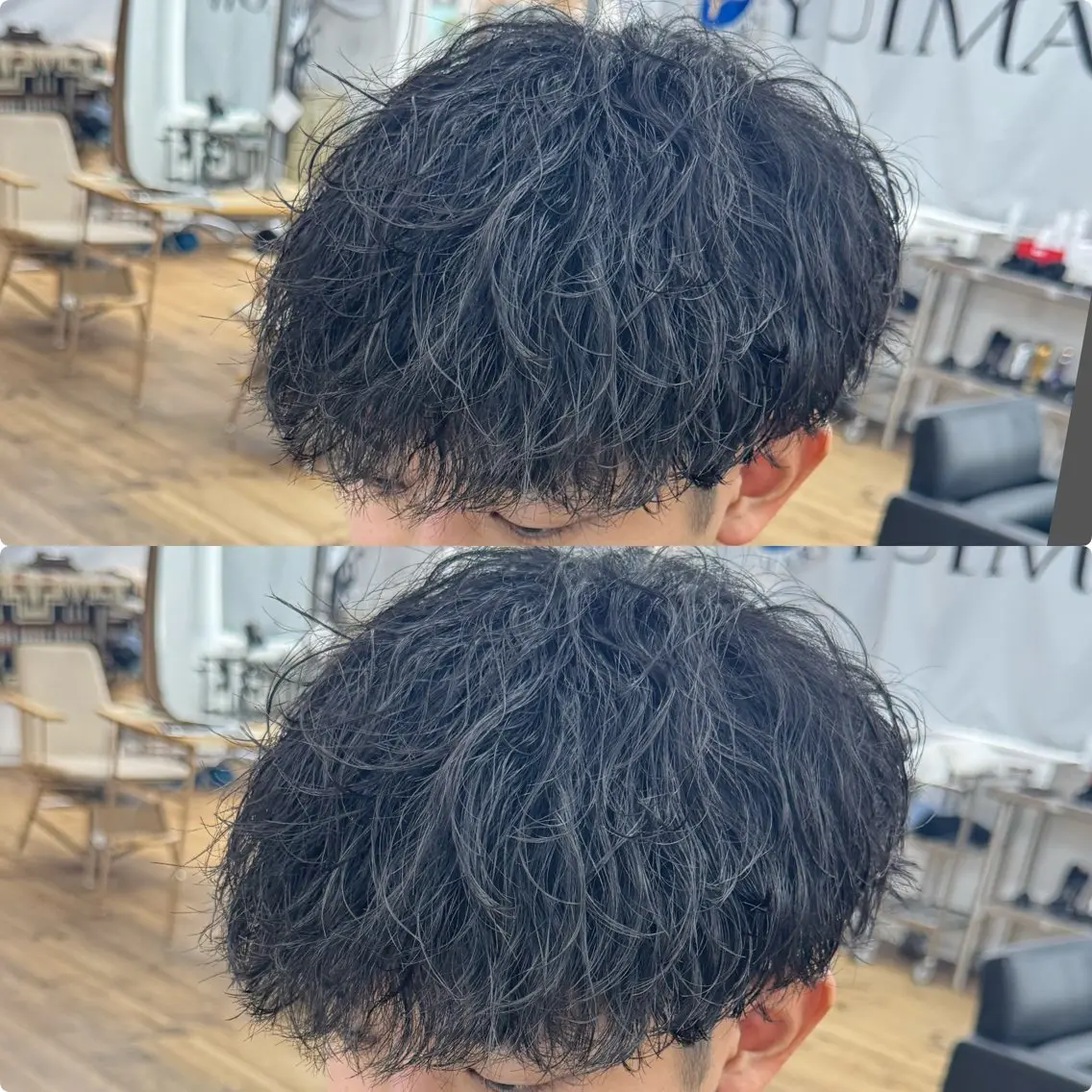 ショート パーマ メンズ カット パーマ メンズ特化サロン ユウヘイのヘアスタイル