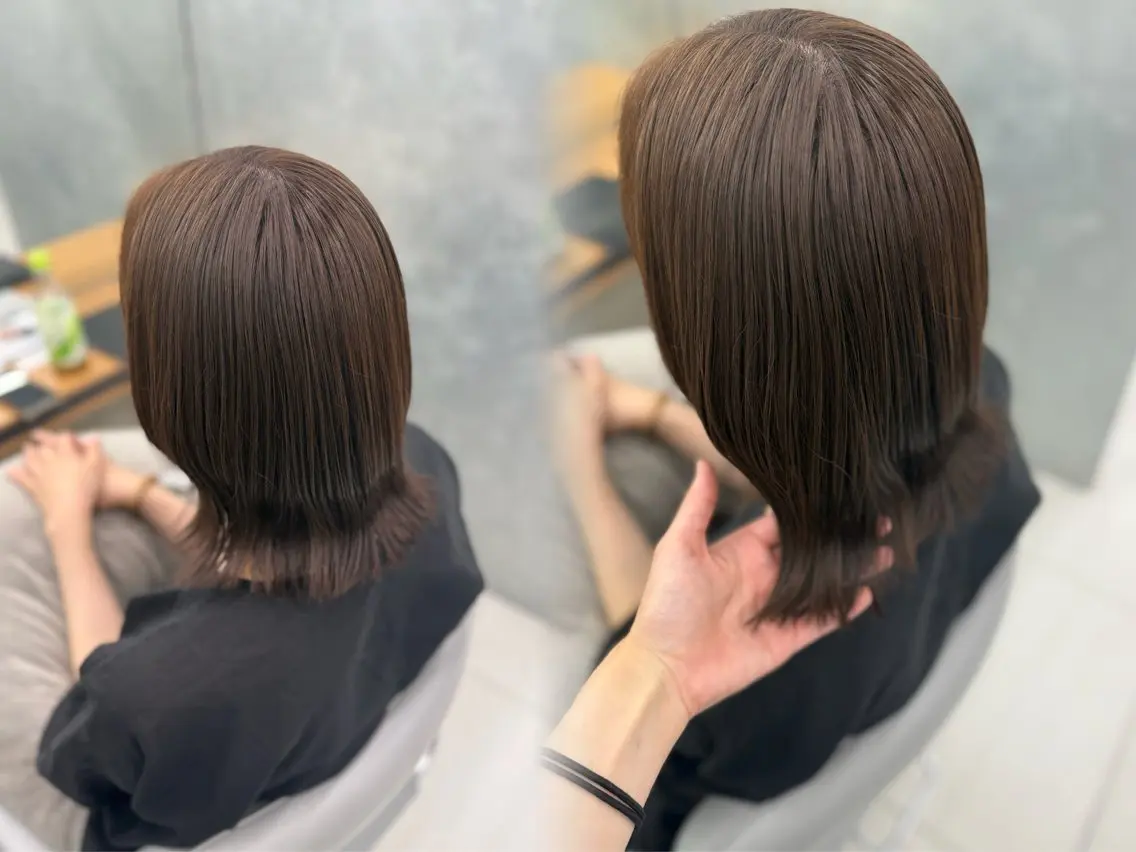 ミディアム 🩵️⋆*BASSA ゆうきのヘアスタイル