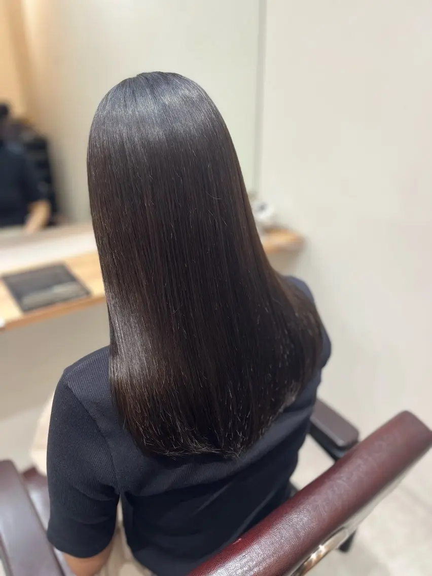 セミロング カラー ブラウンカラー 🫧ぷる艶カラー🫧 Yuubi🦩のヘアスタイル