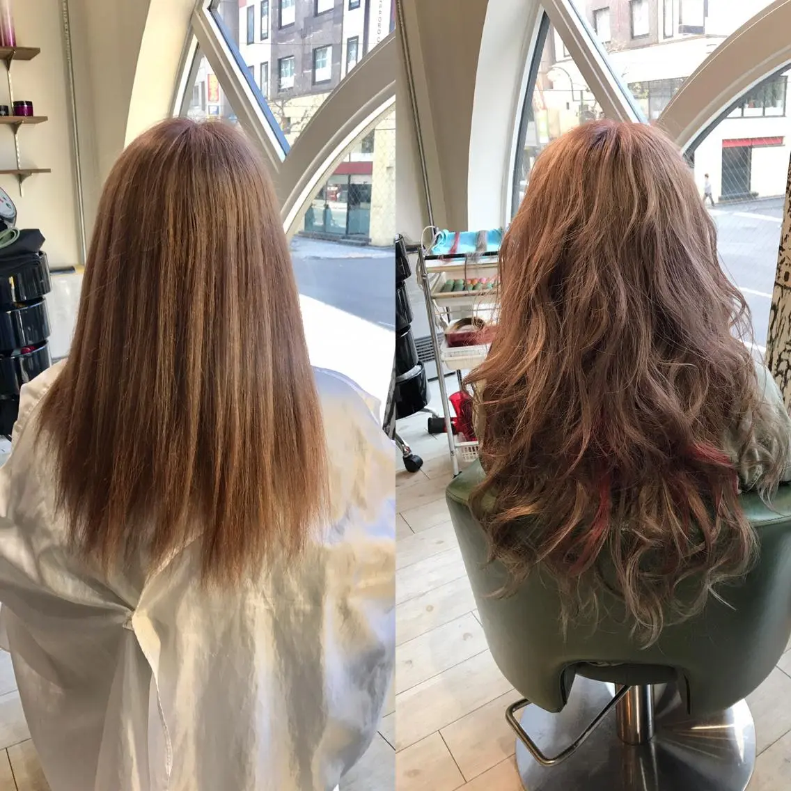 ミディアム エクステ カット エクステ Orque deux 伊藤丈晴のヘアスタイル