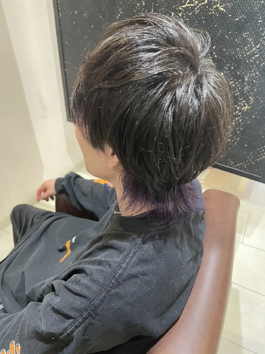 メンズ カラー 平野 晴也のヘアスタイル