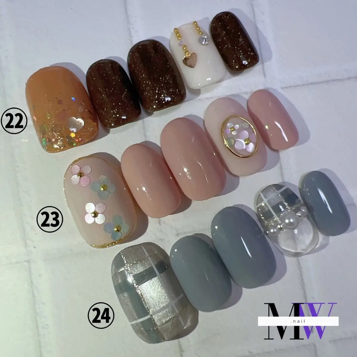 ネイル アートネイル ハンドネイル MW .nailのネイルデザイン