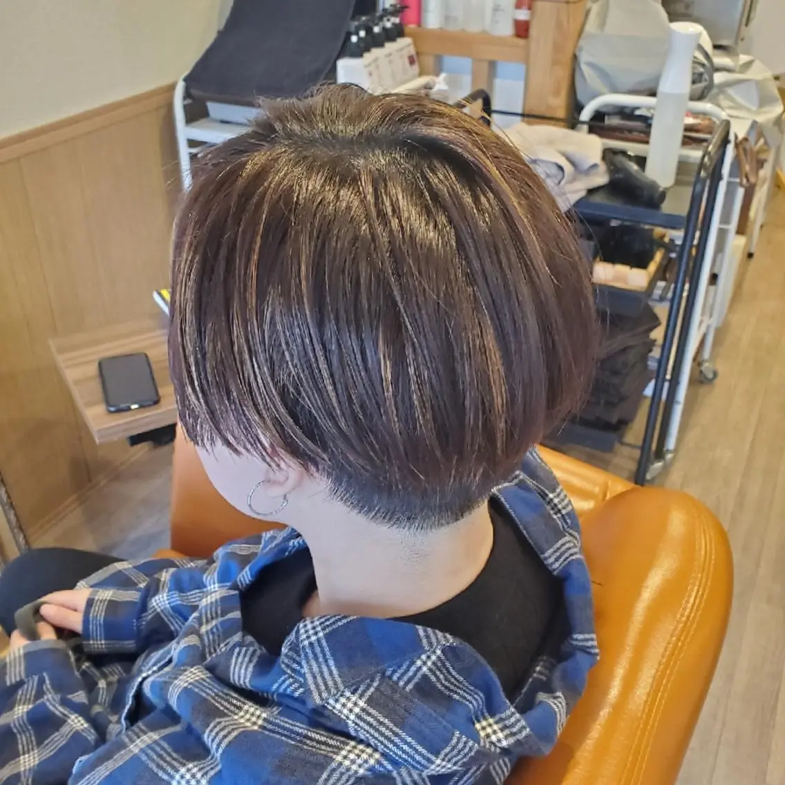 ショート カラー アディクシーカラー ブリーチ イルミナカラー 外国人風カラー トリートメント ヘアカラー spa hair ark 富井直美のヘアスタイル