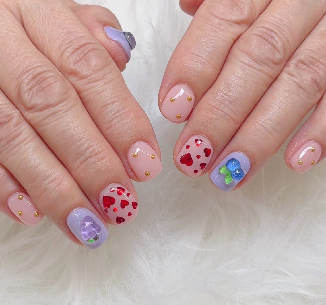 ネイル saki 堺筋本町¦ 大人可愛い¦nailのネイルデザイン