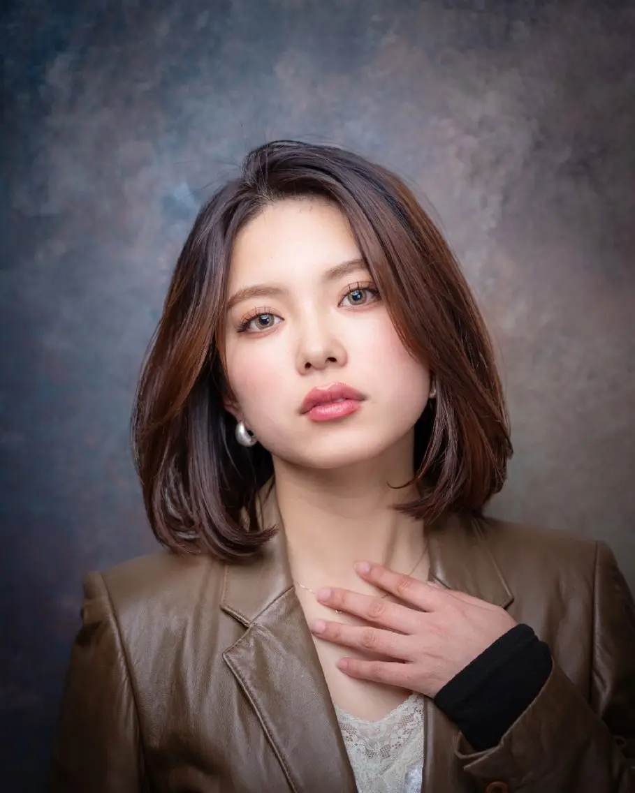 ミディアム カラー 松尾 泰伸のヘアスタイル