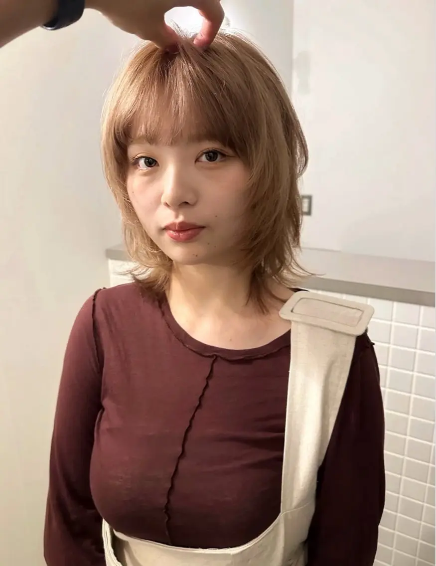 ケアブリーチダブルカラー＋シャンプーブローの写真