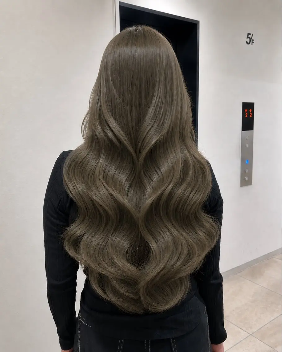 ロング カット ヘアカラー 🤍ワンホンヘア 🤍Rikuto🤍のヘアスタイル