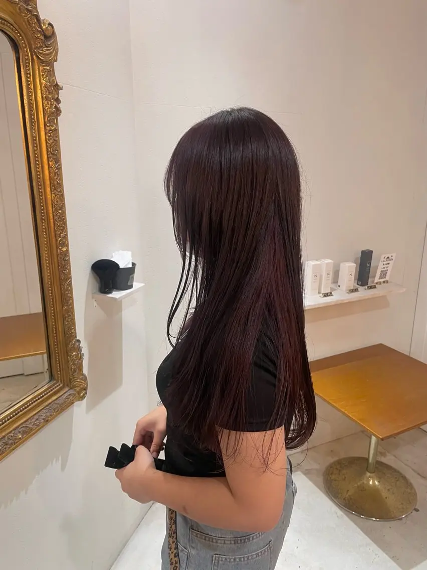 カラー ヘアカラー トリートメント rii 🫧透明感カラーのヘアスタイル