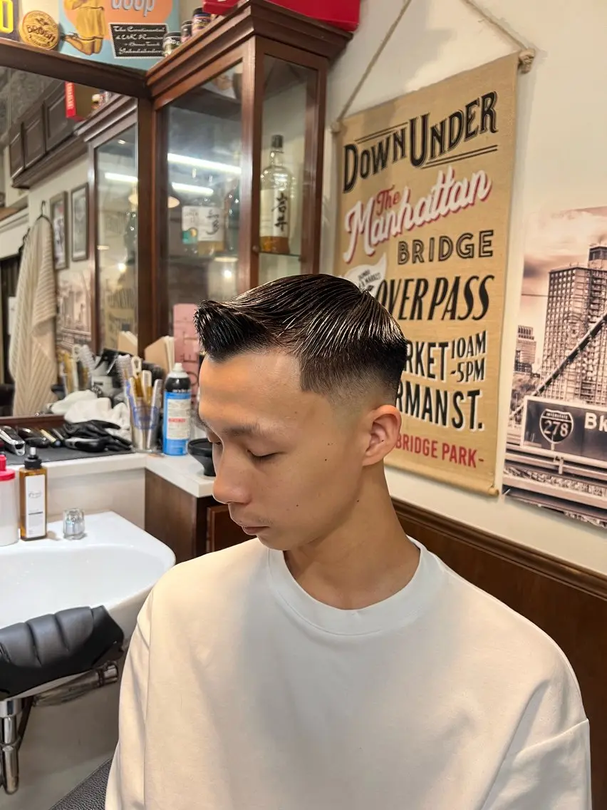 メンズ フェードカット スキンフェード カット 天王寺/阿倍野 バーバー　もっくんのヘアスタイル