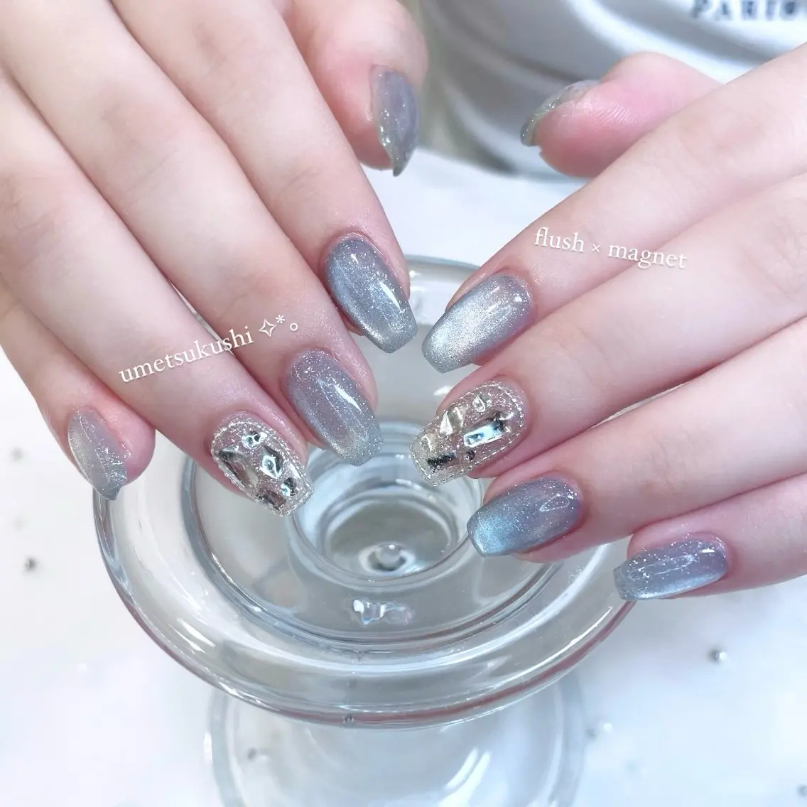 ネイル ハンドネイル Tsuki🌙/渋谷 /パラジェルのネイルデザイン