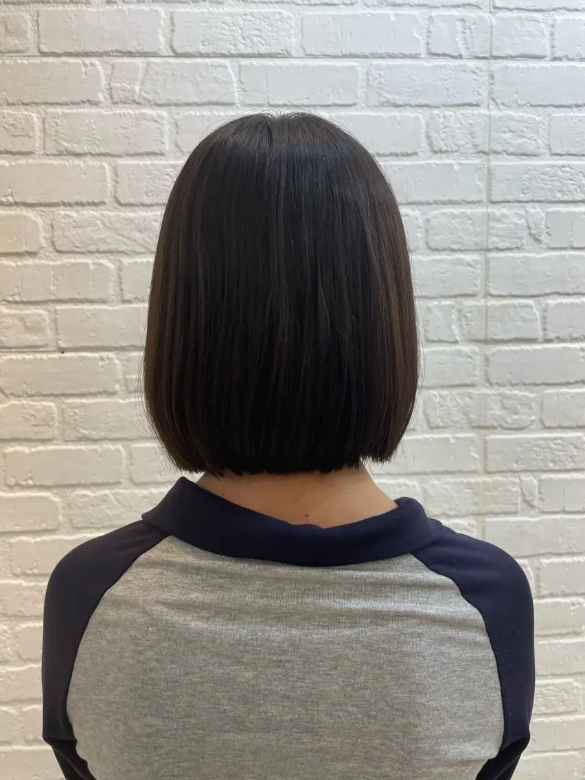 ミディアム ボブ 似合わせカット カラーお任せ下さい ✨️おかだまなみのヘアスタイル