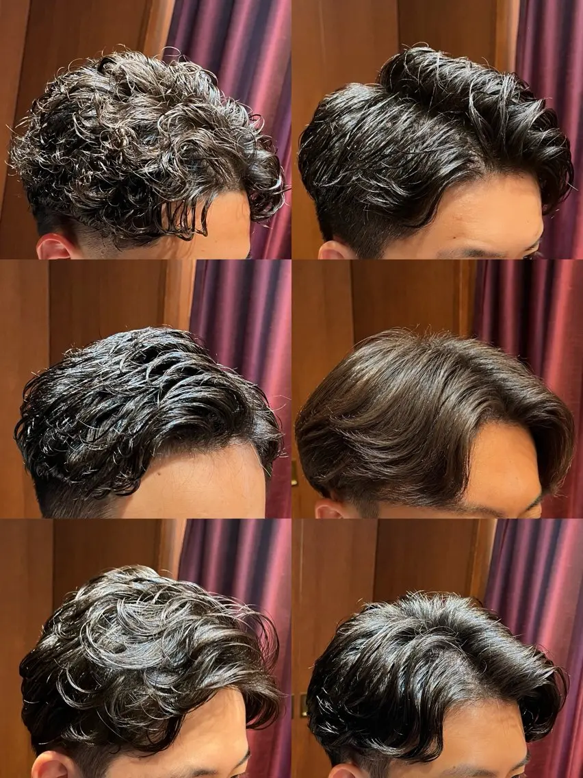 ミディアム パーマ 砂川 すながわのヘアスタイル