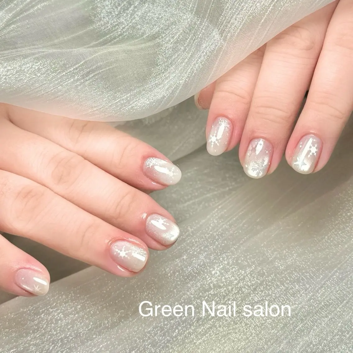 ネイル 持ち込み ワンホンネイル GreenNail salonパラジェルのネイルデザイン