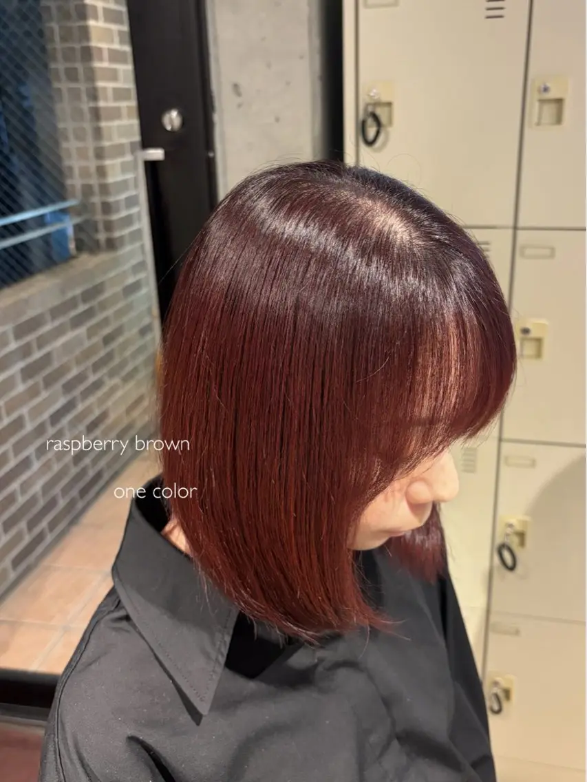 ミディアム カラー 上岡 みゆうのヘアスタイル