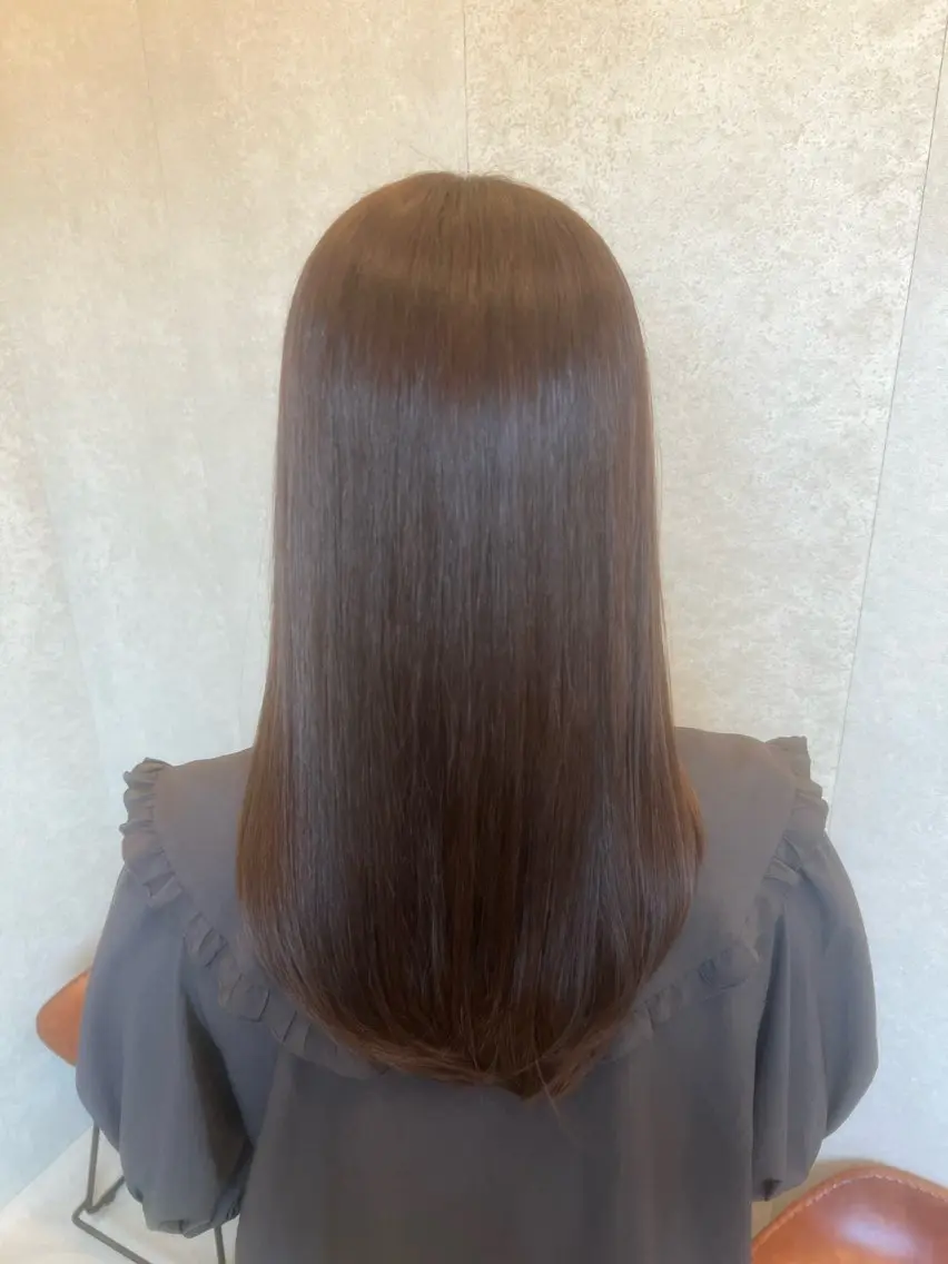 ロング カラー ブラウンカラー 透明感カラー 山口 夕斗のヘアスタイル