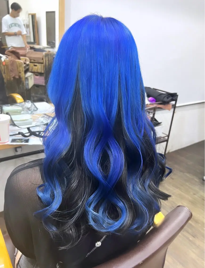 ロング カラー ブリーチ ケアブリーチ ヘアカラー 🧠U-topia 西村彩🧠のヘアスタイル