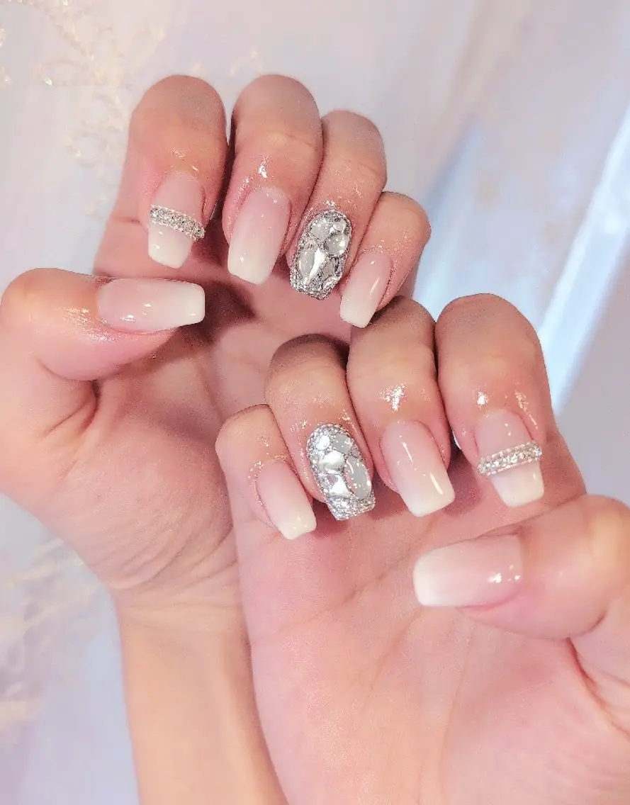 ネイル 長さ出し ジェルネイル 韓国ネイル マグネットネイル ニュアンスネイル ハンドネイル I LOVE ME NAIL.。.:*♡のネイルデザイン