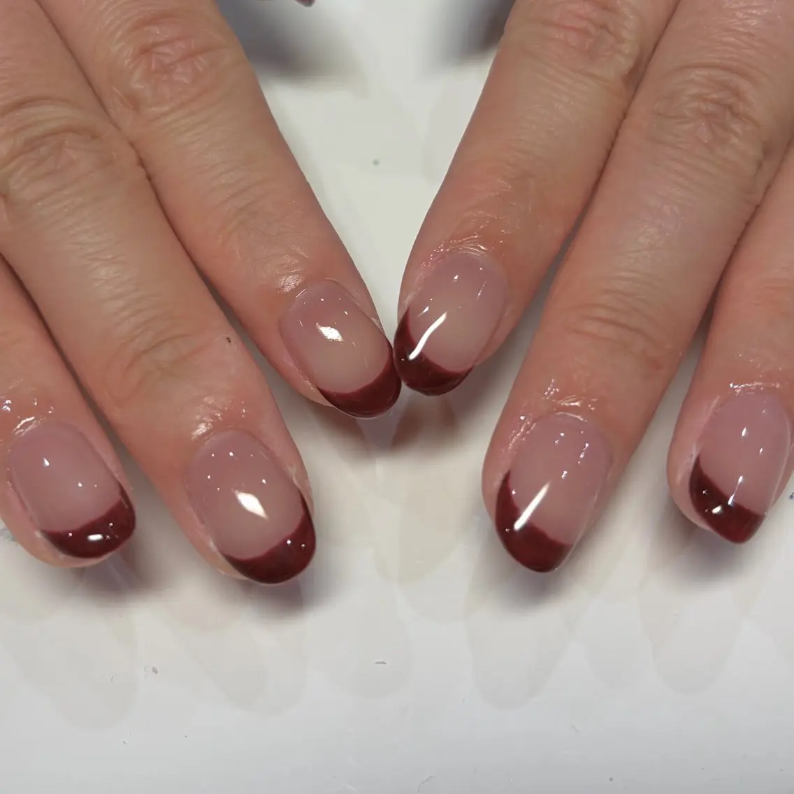 ネイル フレンチネイル 3Qnail Akazawaのネイルデザイン