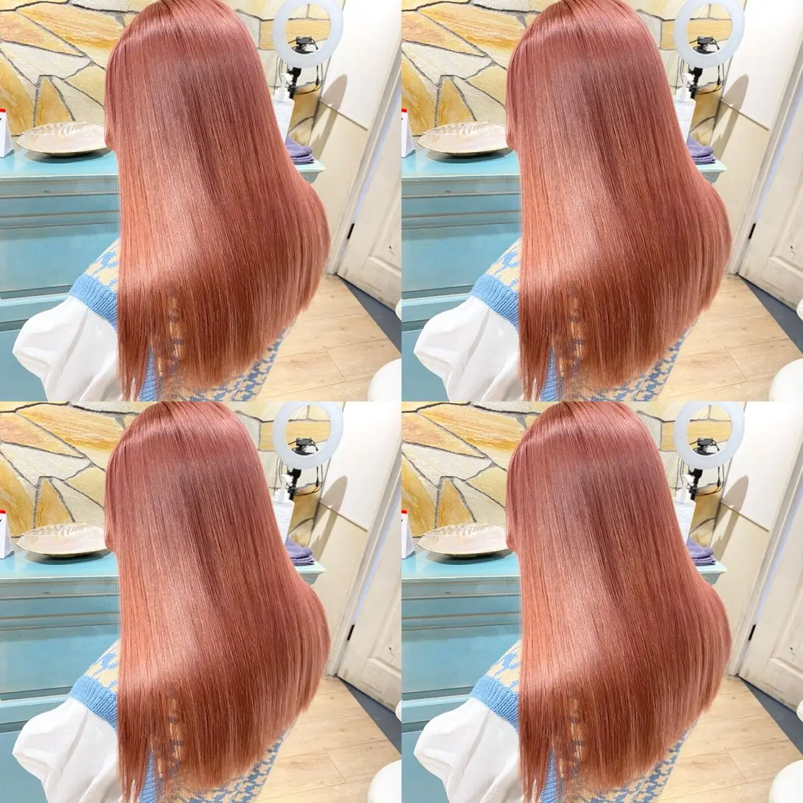 ロング カラー ピンクカラー 髪質改善 韓国風ヘア カット ヘアカラー トリートメント 店長✨髪質改善✖️ 透明感カラー／純大のヘアスタイル