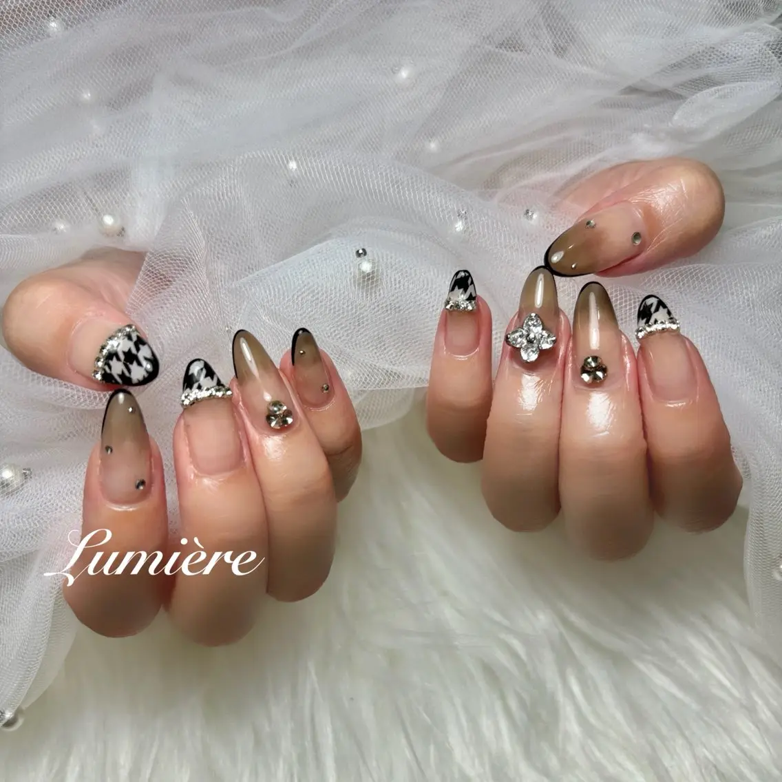 ネイル Lumière｜ ロング｜ワンホンのネイルデザイン