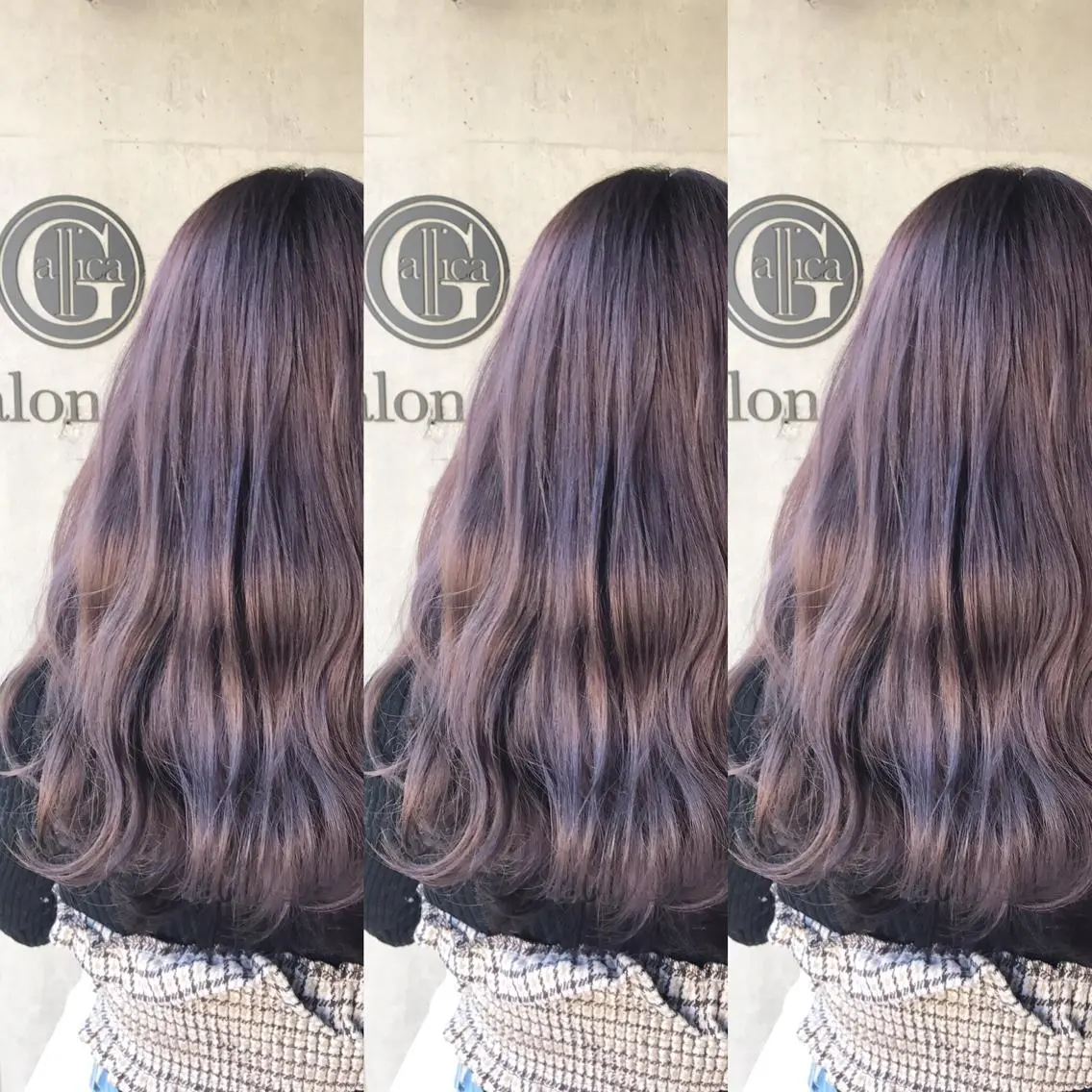 セミロング カラー ヘアアレンジ ブリーチ ケアブリーチ ラベンダーカラー ラベンダーピンク ピンクカラー カット ヘアカラー トリートメント ヘアセット 🫧柔色/トレンド カラー/川辺晴加のヘアスタイル