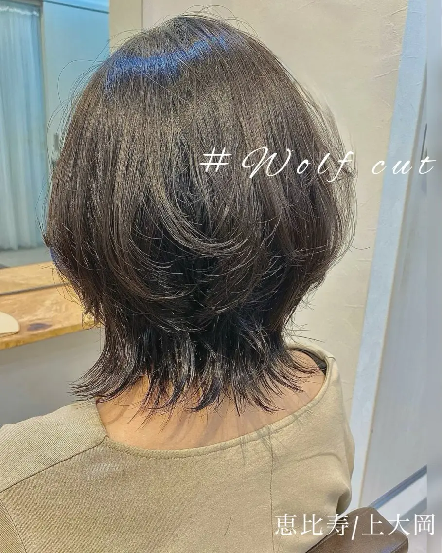 セミロング ウルフカット カット ヘッドスパ 似合う髪型が 分からない方へのヘアスタイル
