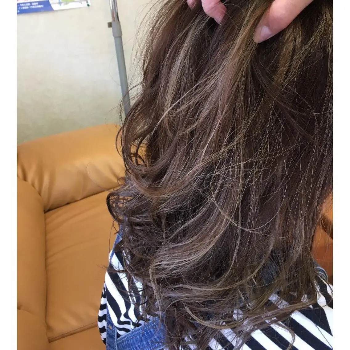 ミディアム カラー ハイライトカラー ハイライト YAP！HAIR トコツメアヤノのヘアスタイル
