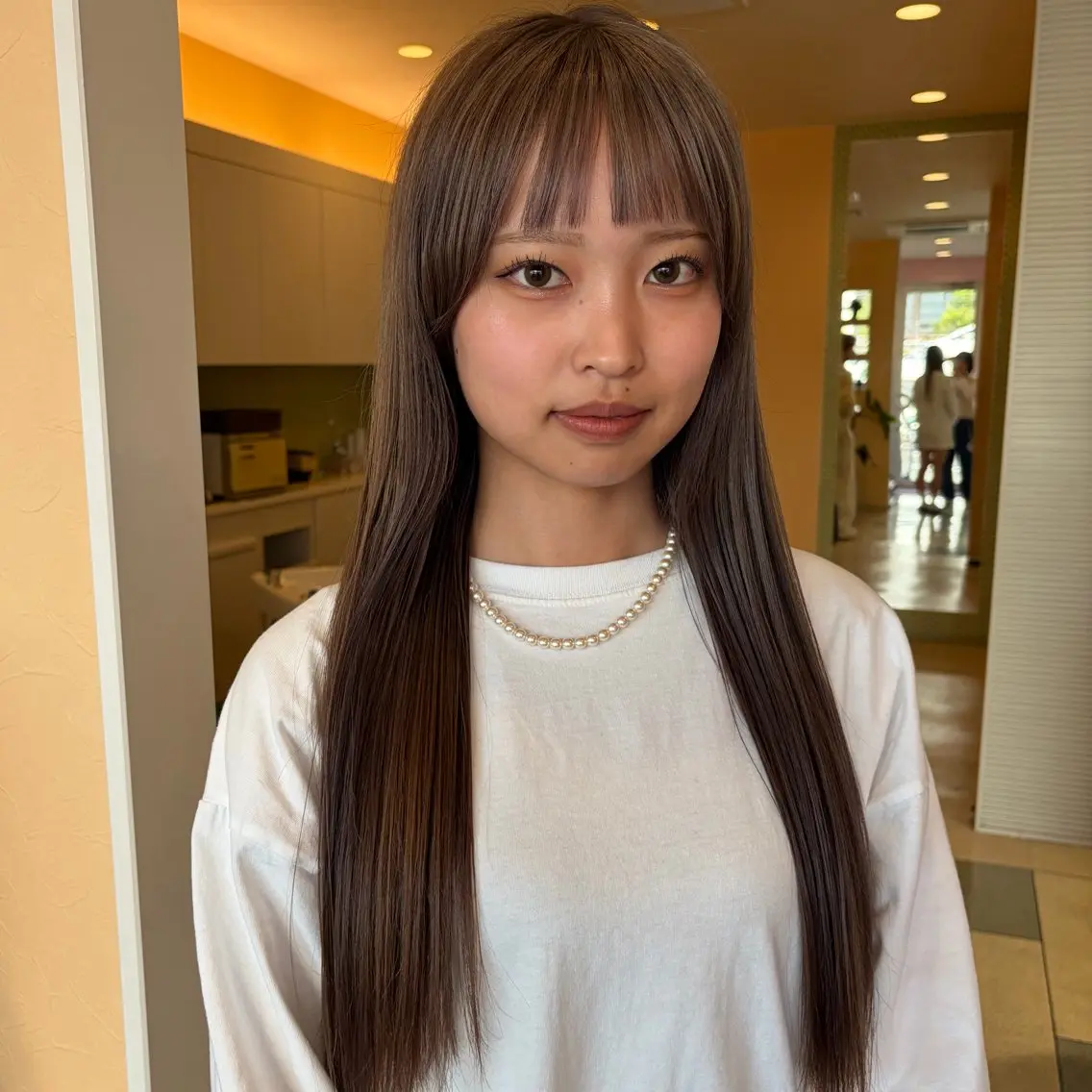 ロング カラー カット ヘアカラー トリートメント レイヤー/暖色カラー 🎀はるのヘアスタイル